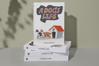 Digital Illustration Challenge (A Dog's Book Cover)